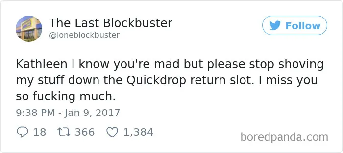 The Last Blockbuster Is Alive, And Here's 189 Of Their Funniest Tweets