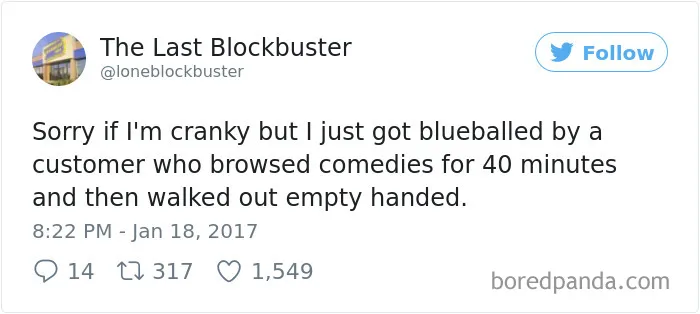 The Last Blockbuster Is Alive, And Here's 189 Of Their Funniest Tweets