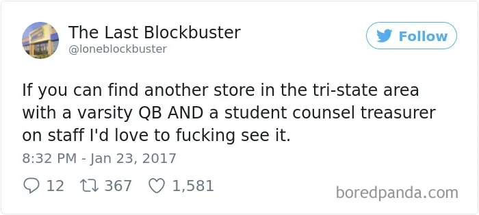 The Last Blockbuster Is Alive, And Here's 189 Of Their Funniest Tweets