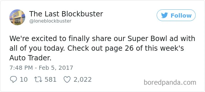 The Last Blockbuster Is Alive, And Here's 189 Of Their Funniest Tweets