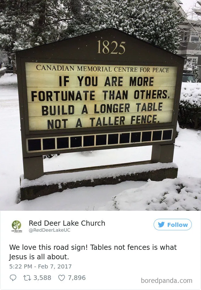 Tables Not Fences