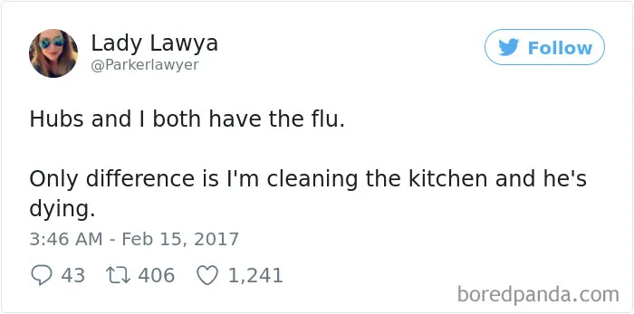 45 Hilarious Posts About Husbands Who Catch A Cold And Think They're Dying