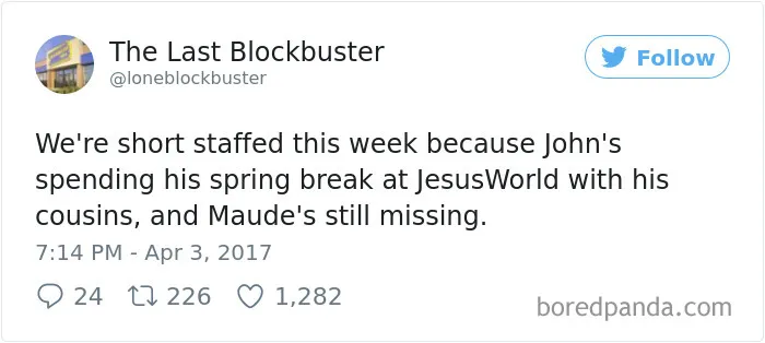 The Last Blockbuster Is Alive, And Here's 189 Of Their Funniest Tweets