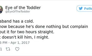 45 Hilarious Posts About Husbands Who Catch A Cold And Think They're Dying