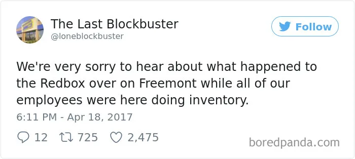 The Last Blockbuster Is Alive, And Here's 189 Of Their Funniest Tweets
