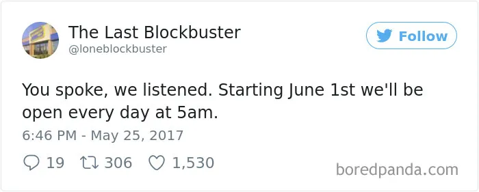 The Last Blockbuster Is Alive, And Here's 189 Of Their Funniest Tweets