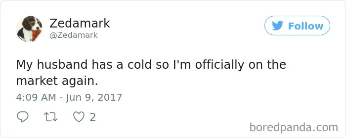 45 Hilarious Posts About Husbands Who Catch A Cold And Think They're Dying