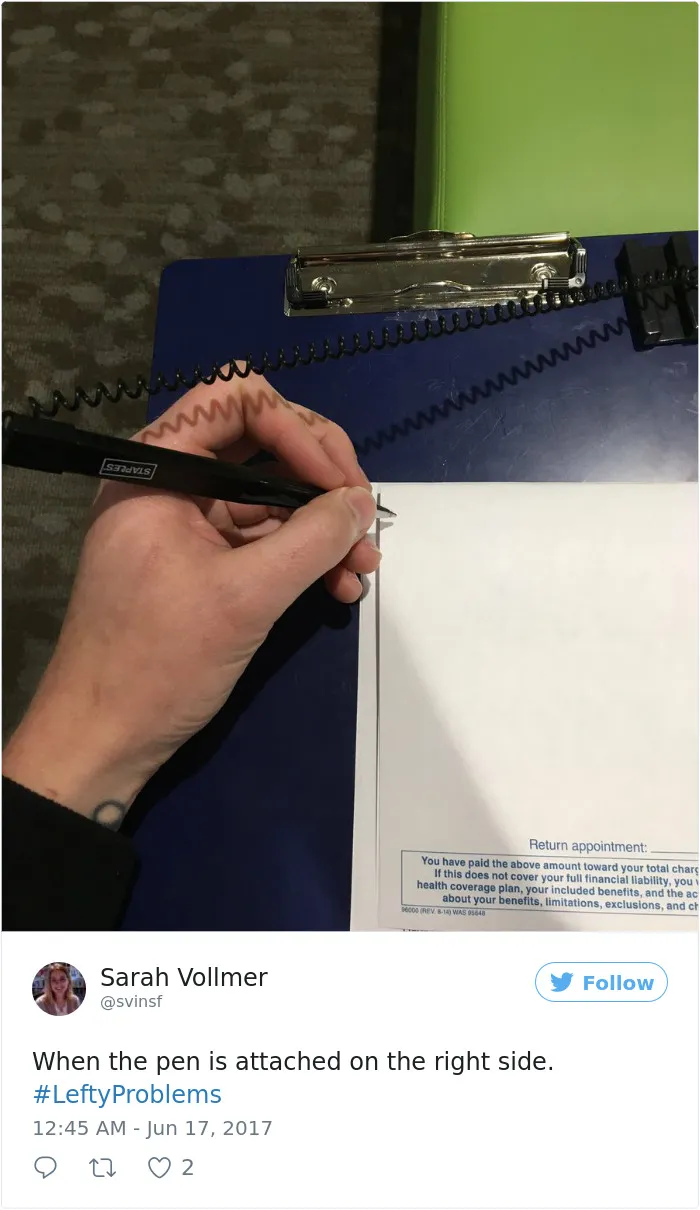 40 Pics That Reveal The Horrors Of Being Left-Handed