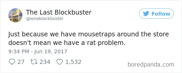 The Last Blockbuster Is Alive, And Here's 189 Of Their Funniest Tweets