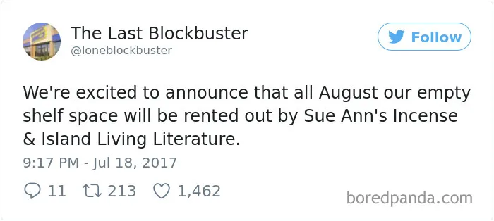 The Last Blockbuster Is Alive, And Here's 189 Of Their Funniest Tweets