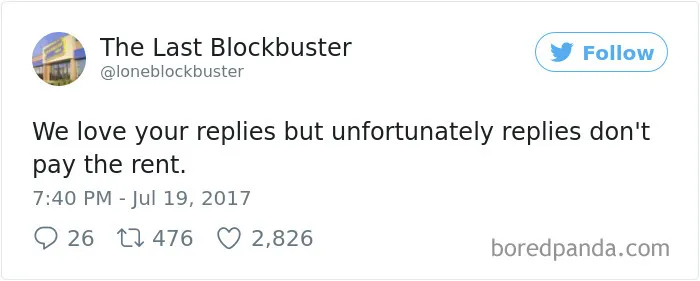 The Last Blockbuster Is Alive, And Here's 189 Of Their Funniest Tweets