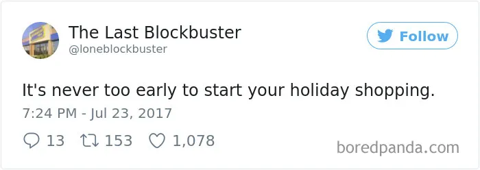 The Last Blockbuster Is Alive, And Here's 189 Of Their Funniest Tweets