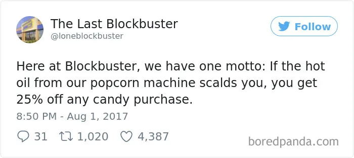 The Last Blockbuster Is Alive, And Here's 189 Of Their Funniest Tweets