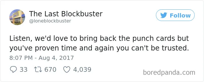 The Last Blockbuster Is Alive, And Here's 189 Of Their Funniest Tweets