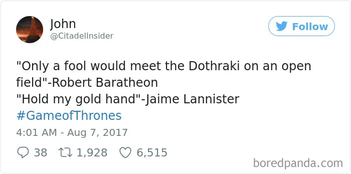 82 Of The Most Hilarious Reactions To This Week's Game Of Thrones