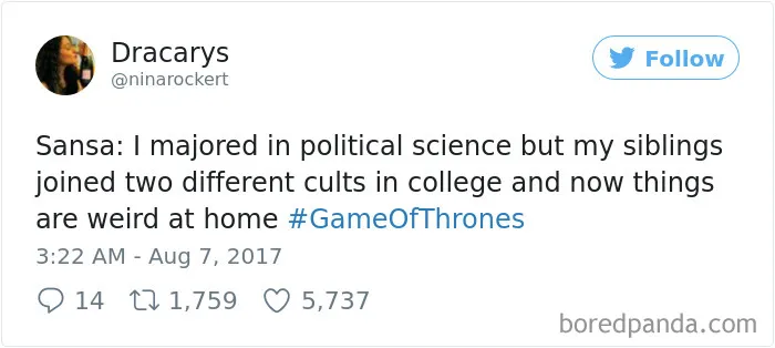 82 Of The Most Hilarious Reactions To This Week's Game Of Thrones