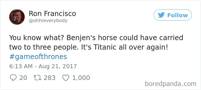 People React To This Weeks Game Of Thrones Episode And It's Hilarious