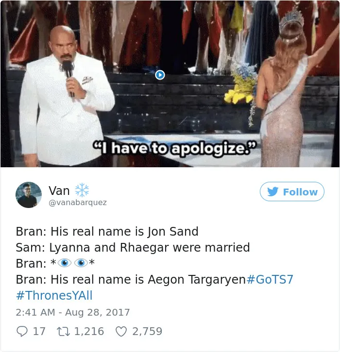 193 Hilarious Reactions To The 'Game Of Thrones' Season Finale