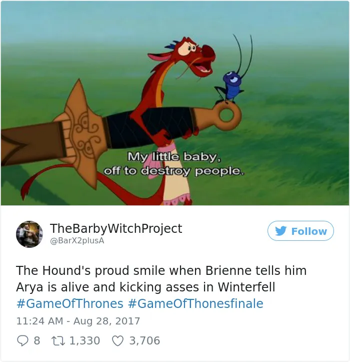 193 Hilarious Reactions To The 'Game Of Thrones' Season Finale