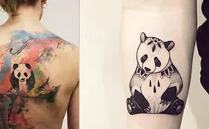 Really Cute Panda Tattoos For Women!