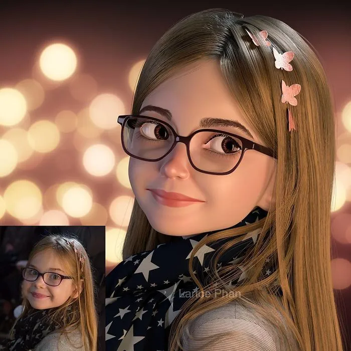 Artist Turns Ordinary People Into Pixar Characters