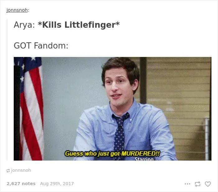 193 Hilarious Reactions To The 'Game Of Thrones' Season Finale