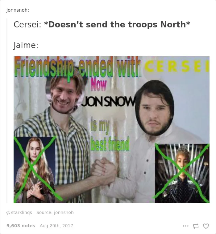 193 Hilarious Reactions To The 'Game Of Thrones' Season Finale