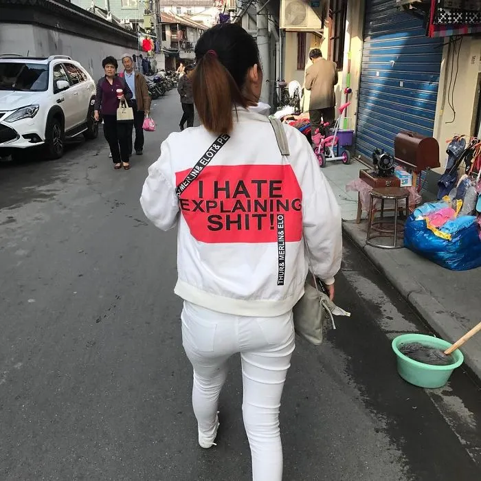 Living in China I See The Most Ridiculous Things Like These People Who Have No Idea What They're Wearing