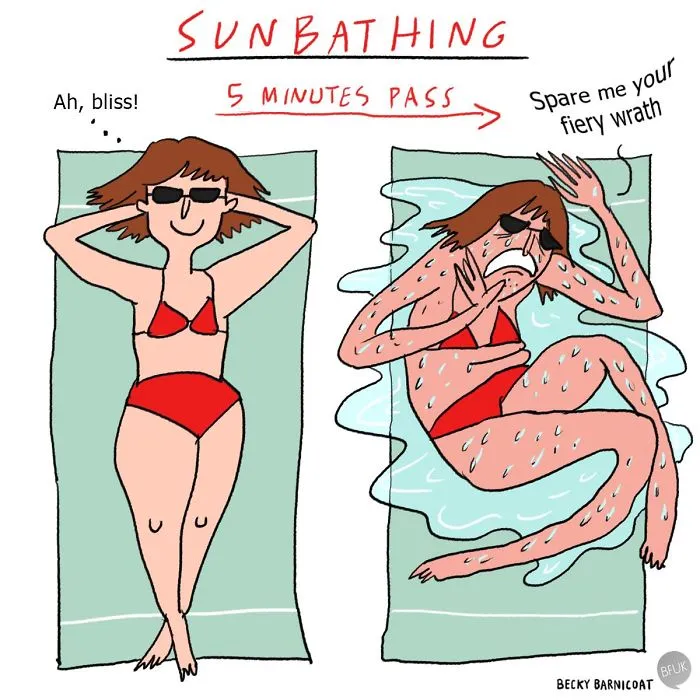 132 Funny Comics About Summer Problems That Almost Everyone Will Relate To