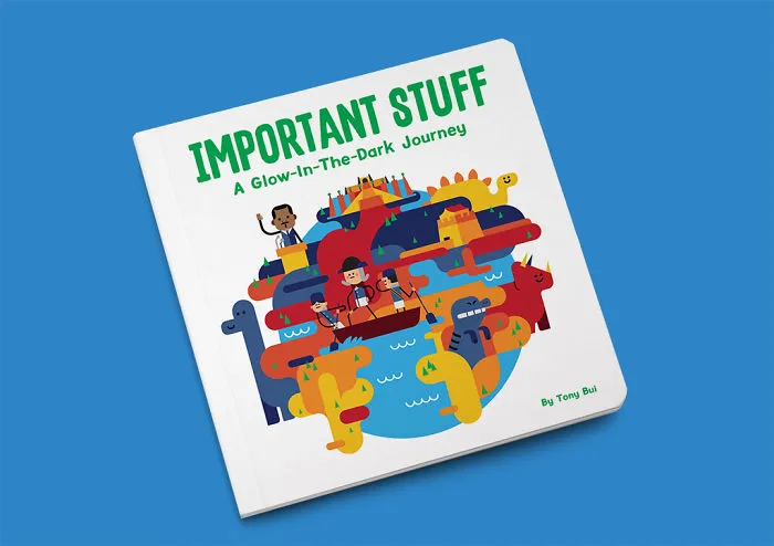 A Fun History Book For Kids That Uses Glow-In-The-Dark Inks To Teach Children About Important Things!