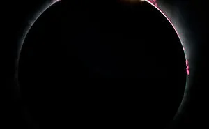 The End Of Totality At Salem, Oregon