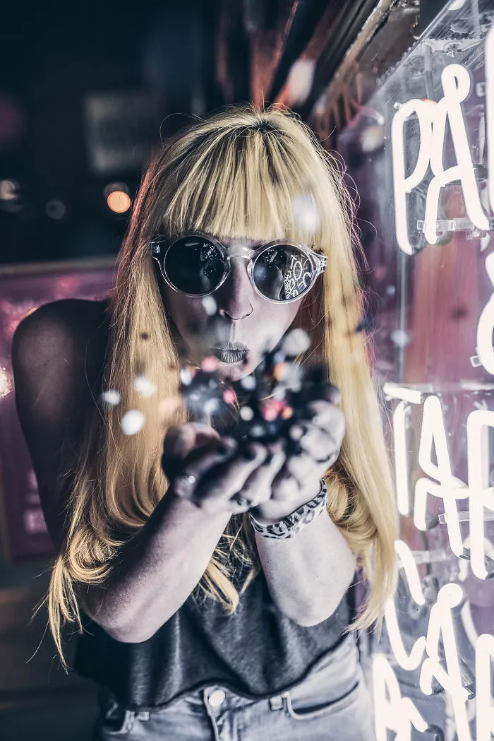 Marcela Nowak Takes Portraits At Night.