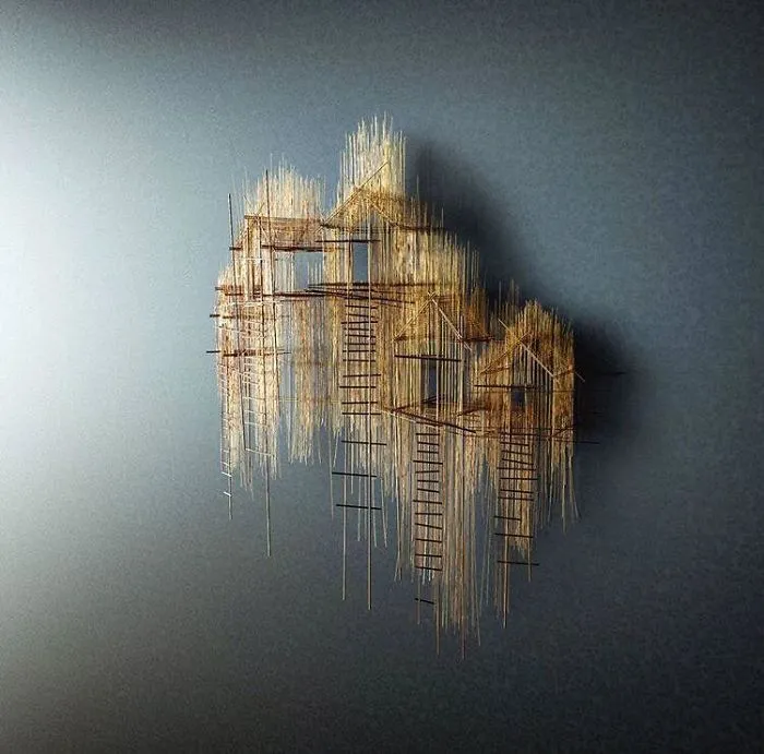 Artist Crafts Minimalist Structures From Wires; And They Would Make Your Heart Melt
