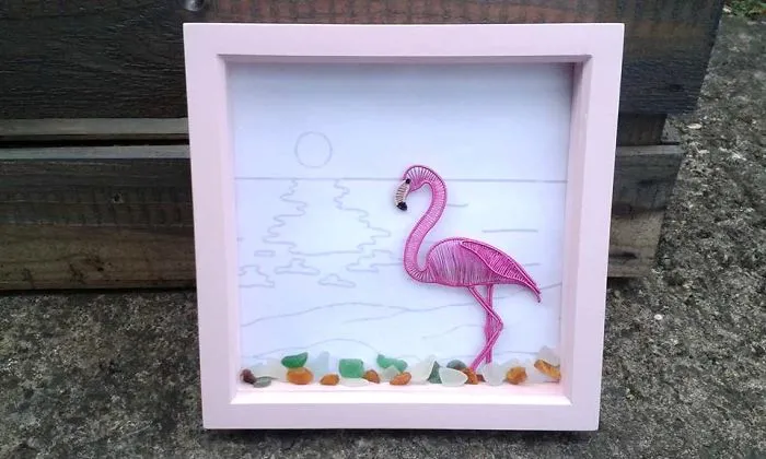 I Create Unique Wire Wrapped Framed Art