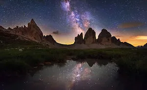 I Photographed Sunset, Milky Way, And Sunrise In Tre Cime Di Lavaredo