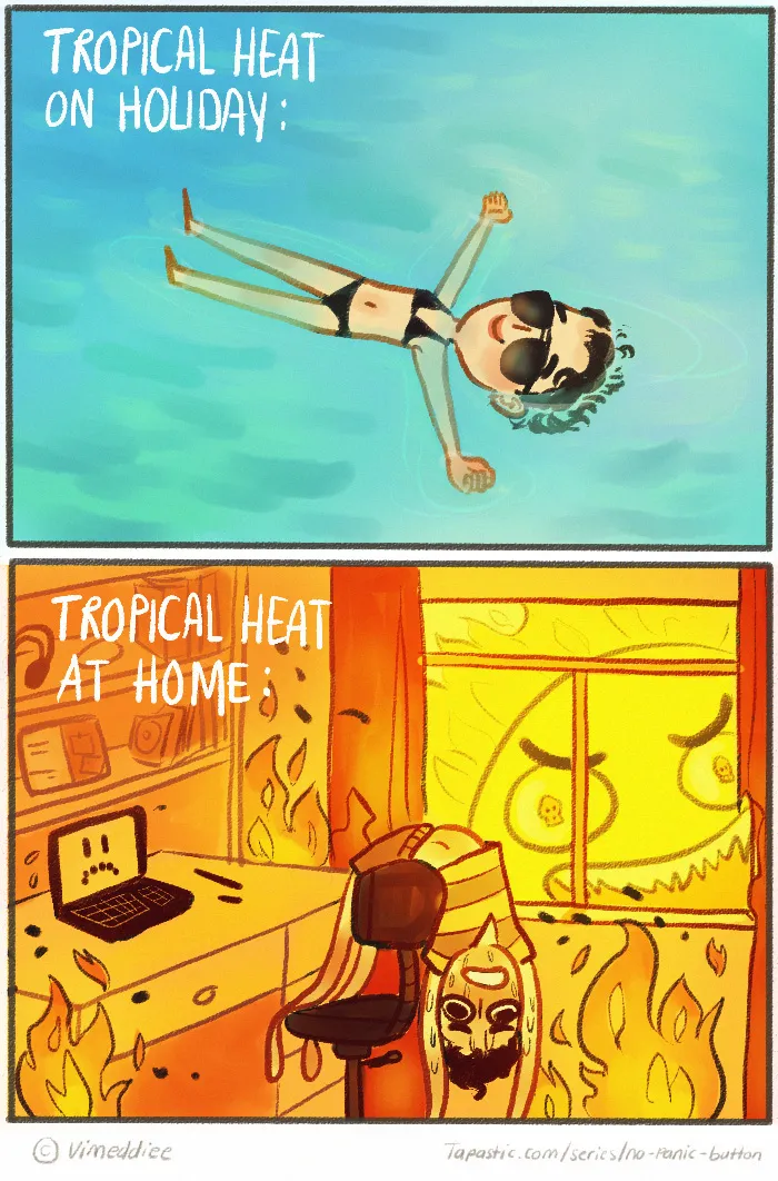 132 Funny Comics About Summer Problems That Almost Everyone Will Relate To
