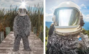 I Created Space-Age Bigfoot Costume For Summer Road Trip Project