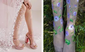 I Designed Floral Tights For A Modern Fairy