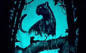 I Create Paintings That Reveal Their True Beauty Only In The Dark