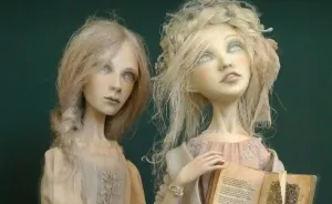 Early Frosts: Art Dolls Vera, Nadia And Lyuba By Anna Zueva