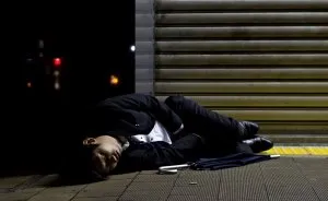 Tragicomical Life Of The Japanese Businessmen That I Captured While Traveling In Japan