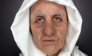 Makeup Student Creates Realistic Old Age Prosthetic