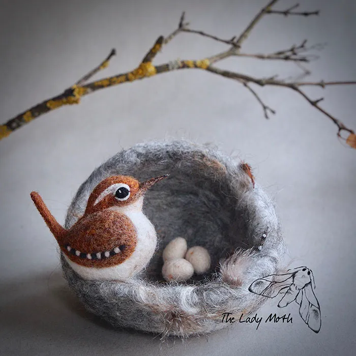 I’m A Self-Taught Artist Who Needle Felts Charming Animals