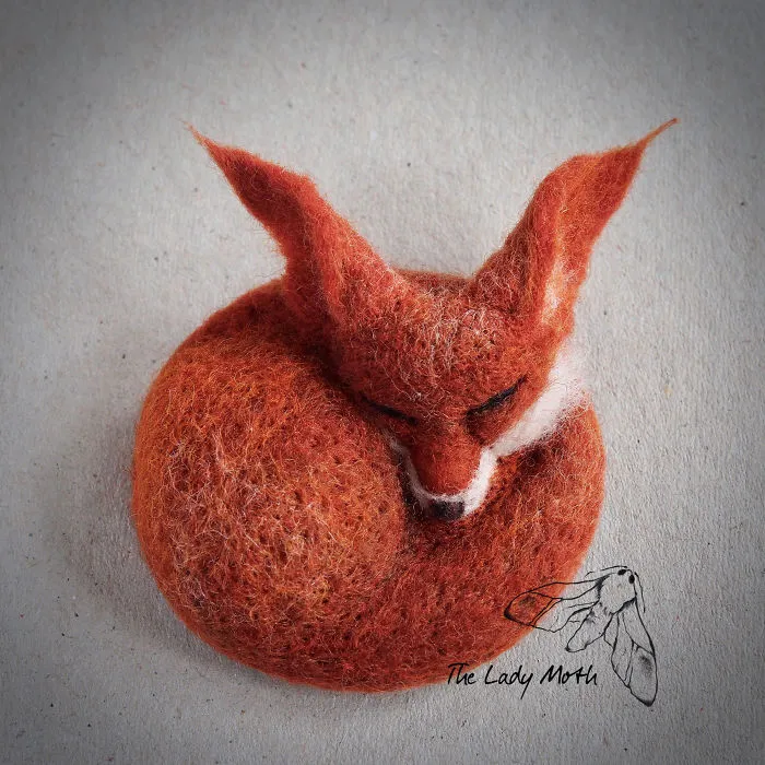 I’m A Self-Taught Artist Who Needle Felts Charming Animals