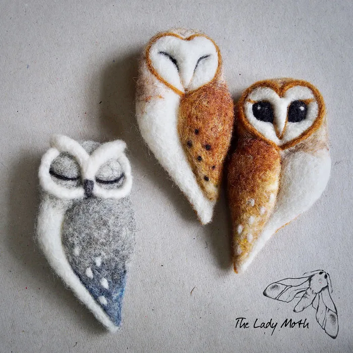 I’m A Self-Taught Artist Who Needle Felts Charming Animals