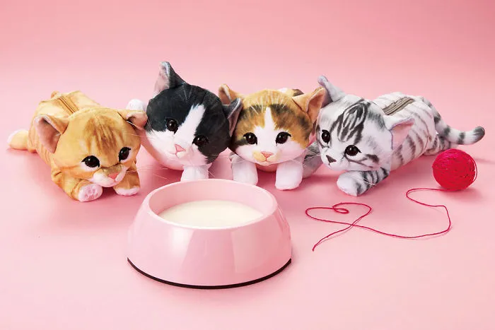 Japan's Cuddly Kitten Bags Will Fill Your Heart With Love Because You Will Fill Them With Other Things