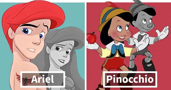 I Show What Disney Characters Would Look Like As Transgender, Because They Are Equally Great