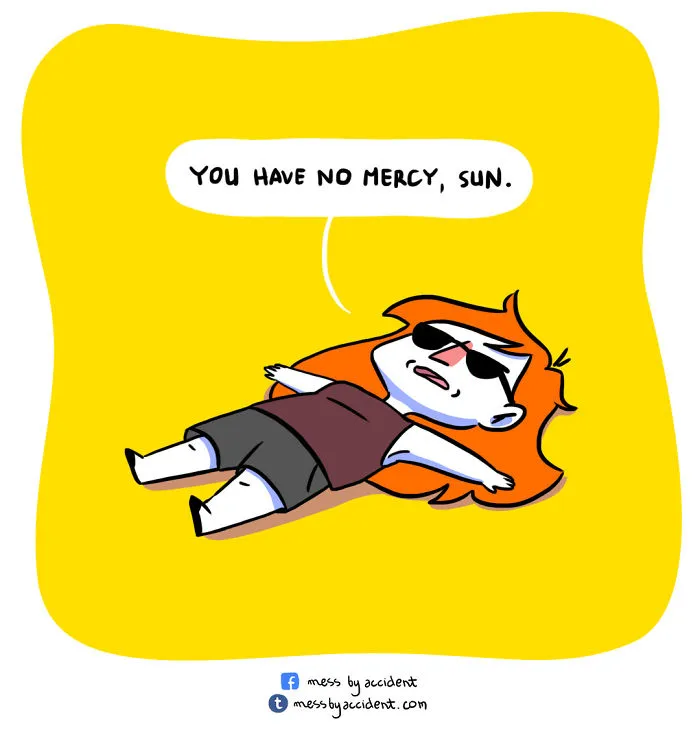 132 Funny Comics About Summer Problems That Almost Everyone Will Relate To