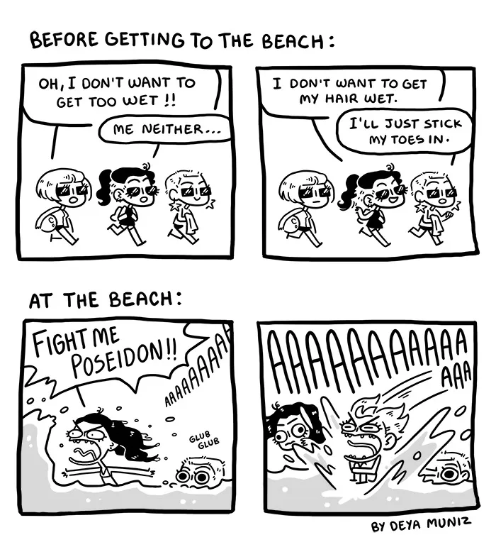 132 Funny Comics About Summer Problems That Almost Everyone Will Relate To