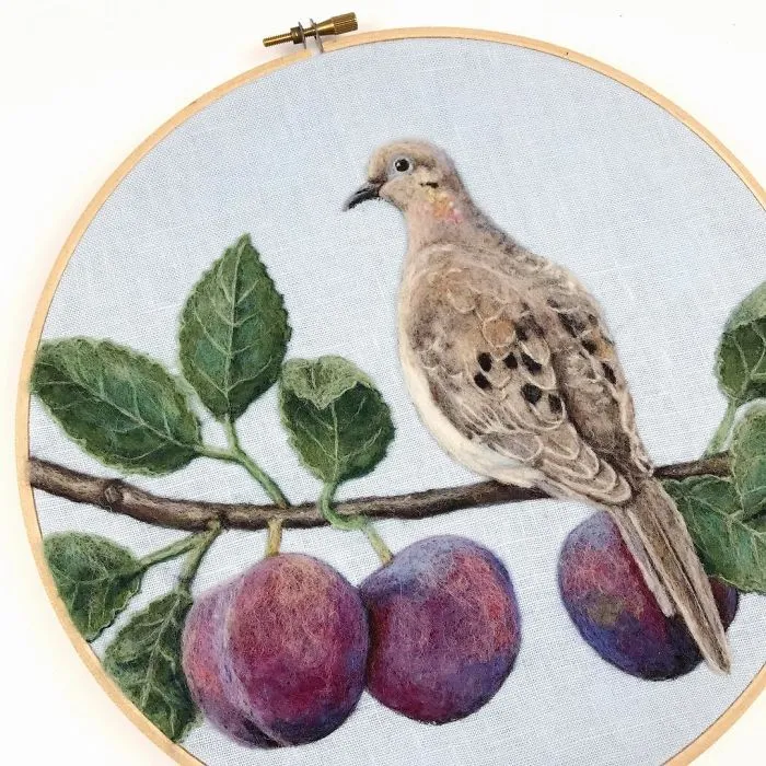 Artist Uses Needle And Wool To "Paint" Realistic Portraits Of Animals